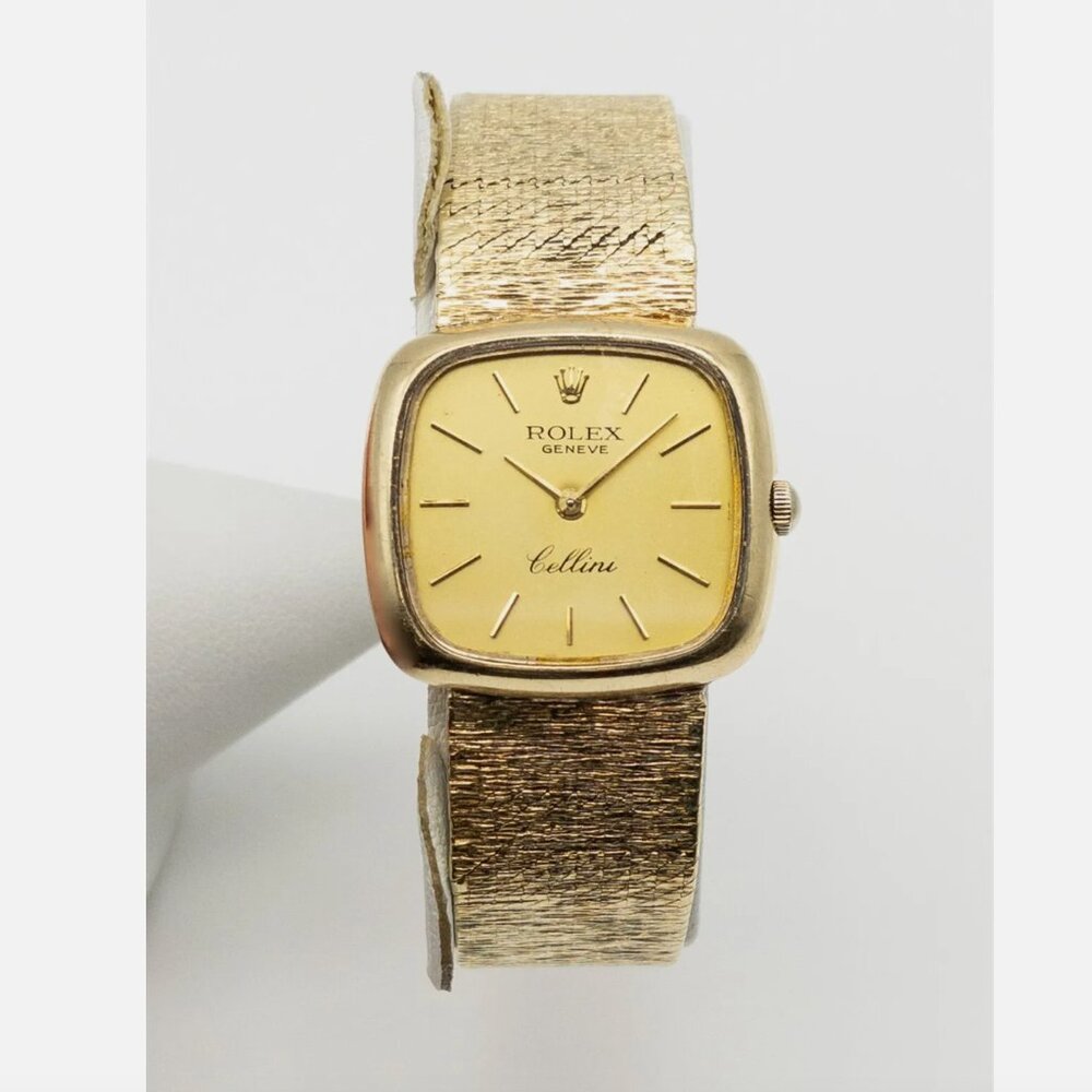 Rare Rolex Cellini 14k Italy Stamped 30mm Ladies Watch